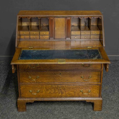GEORGIAN OAK BUREAU - ADDITIONAL PHOTO 5