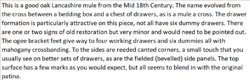 18TH CENTURY LANCASHIRE MULE CHEST - ADDITIONAL PHOTO 17