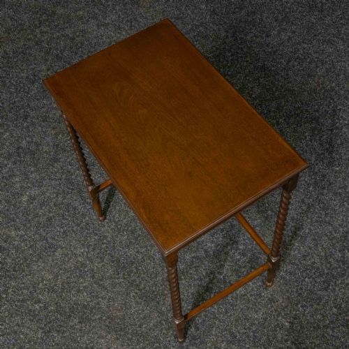QUARTETTE MAHOGANY NEST OF TABLES - ADDITIONAL PHOTO 6