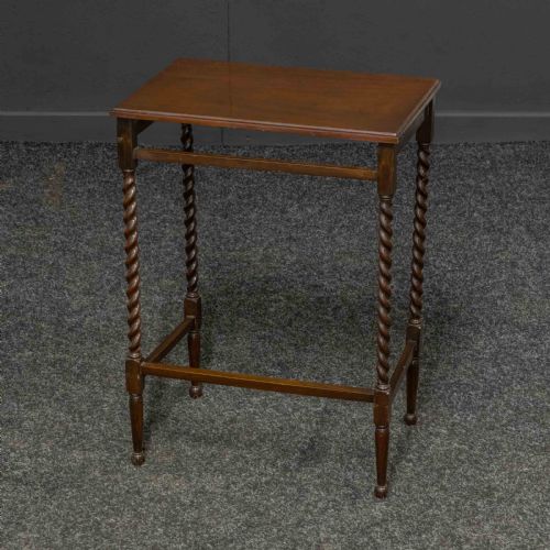 QUARTETTE MAHOGANY NEST OF TABLES - ADDITIONAL PHOTO 12