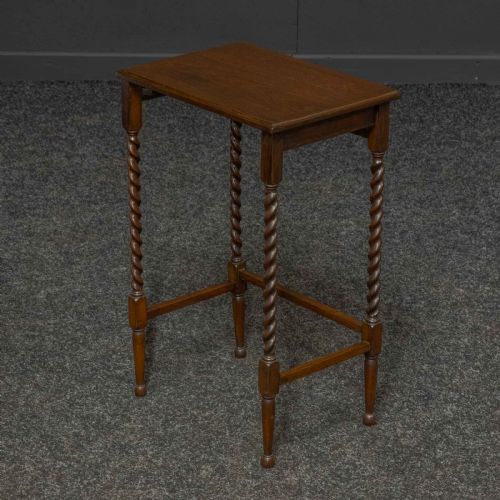 QUARTETTE MAHOGANY NEST OF TABLES - ADDITIONAL PHOTO 13
