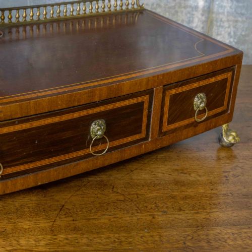 EDWARDIAN MAHOGANY TOILET MIRROR - ADDITIONAL PHOTO 12