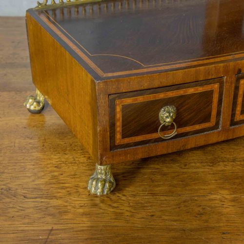 EDWARDIAN MAHOGANY TOILET MIRROR - ADDITIONAL PHOTO 14