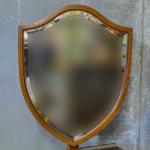EDWARDIAN MAHOGANY TOILET MIRROR - ADDITIONAL PHOTO 15