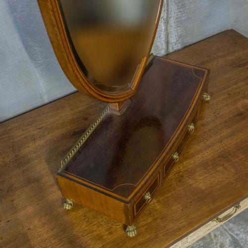 EDWARDIAN MAHOGANY TOILET MIRROR - ADDITIONAL PHOTO 16