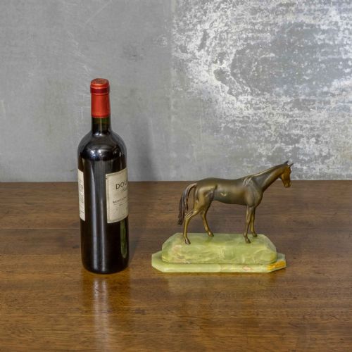 ART DECO BRONZE STALLION - ADDITIONAL PHOTO 1