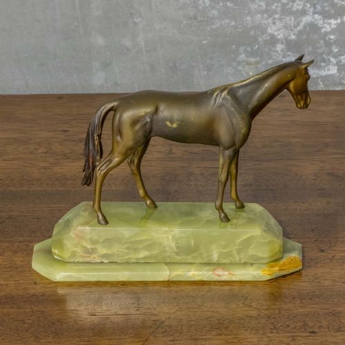 ART DECO BRONZE STALLION - ADDITIONAL PHOTO 2