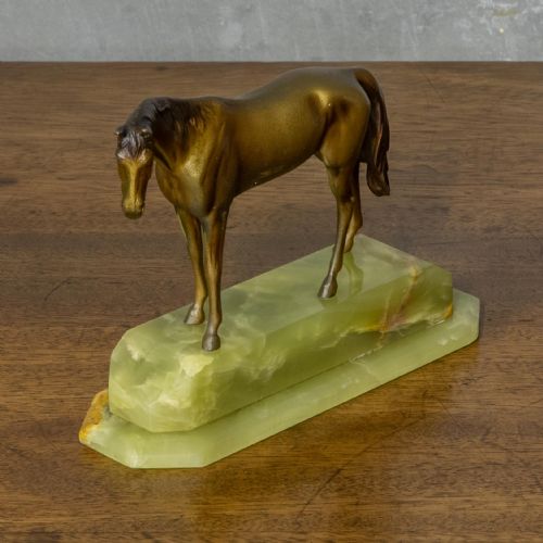 ART DECO BRONZE STALLION - ADDITIONAL PHOTO 4