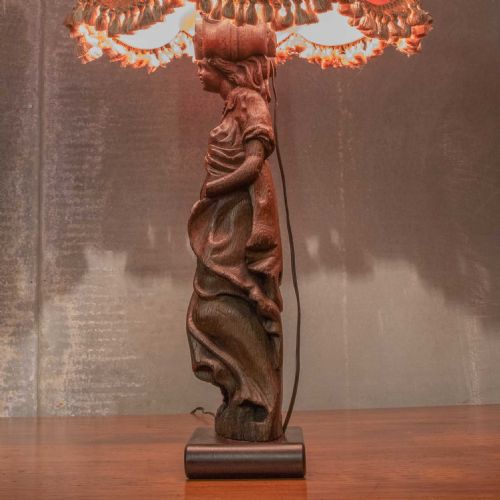 17TH CENTURY OAK CARYATID - ADDITIONAL PHOTO 1