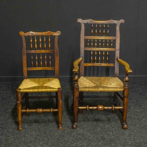 SET OF EIGHT COUNTRY CHAIRS - ADDITIONAL PHOTO 3