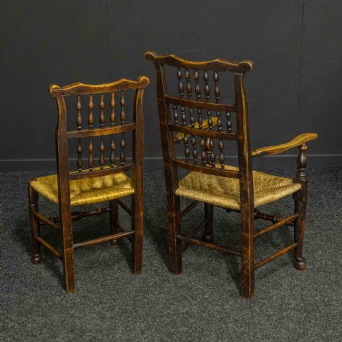 SET OF EIGHT COUNTRY CHAIRS - ADDITIONAL PHOTO 7