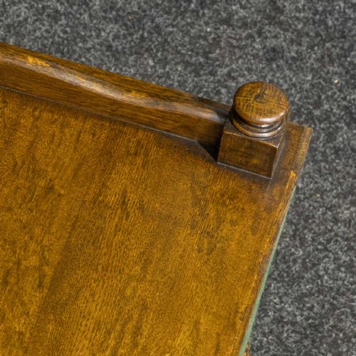 OAK TEA TROLLEY AND CARD TABLE - ADDITIONAL PHOTO 9