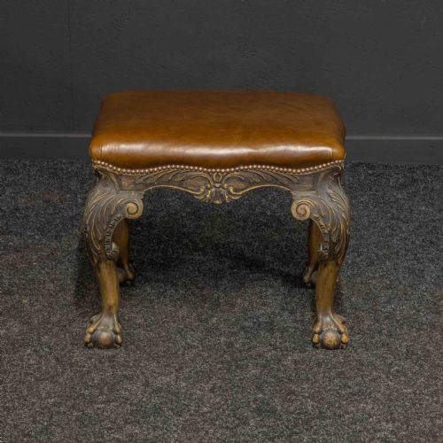 CHIPPENDALE STYLE STOOL - ADDITIONAL PHOTO 1
