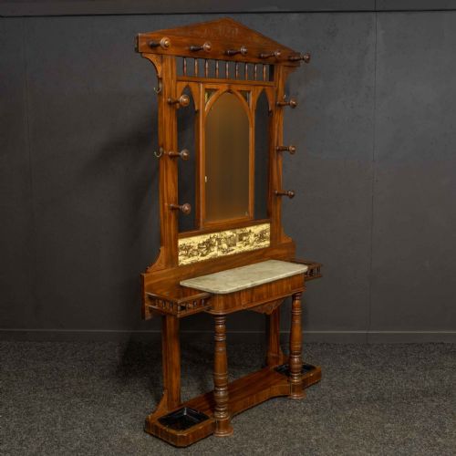 VICTORIAN HALLSTAND - ADDITIONAL PHOTO 8