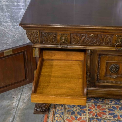 ART NOUVEAU WALNUT DRESSER - ADDITIONAL PHOTO 2