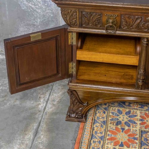 ART NOUVEAU WALNUT DRESSER - ADDITIONAL PHOTO 3