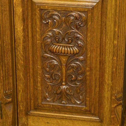 EDWARDIAN BREAKFRONT BOOKCASE - ADDITIONAL PHOTO 15