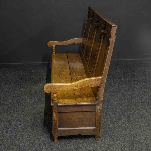 18TH CENTURY OAK SETTLE - ADDITIONAL PHOTO 6