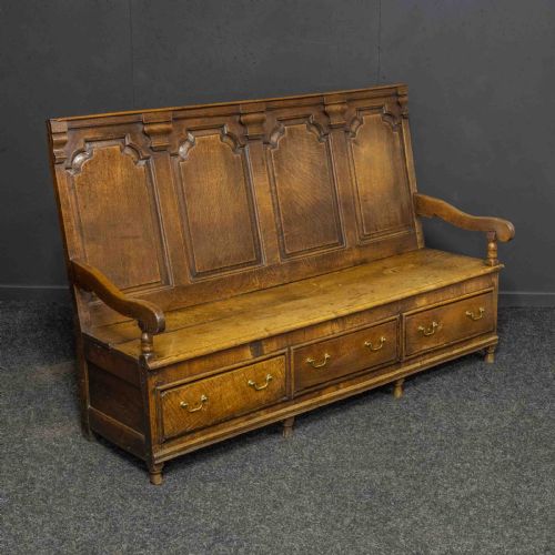 18TH CENTURY OAK SETTLE - ADDITIONAL PHOTO 10