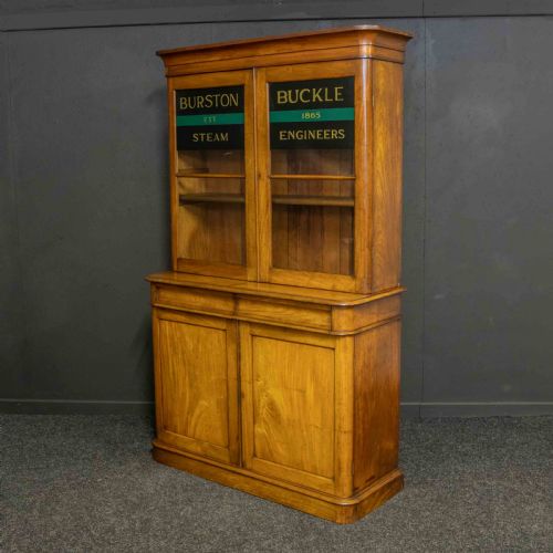 victorian mahogany bookcase - CATEGORY: ANTIQUE BOOKCASES - DATED VICTORIAN