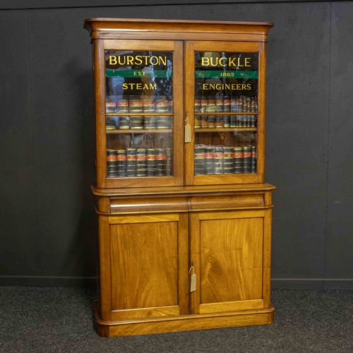 VICTORIAN MAHOGANY BOOKCASE - ADDITIONAL PHOTO 1