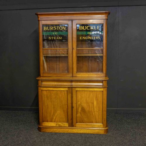 VICTORIAN MAHOGANY BOOKCASE - ADDITIONAL PHOTO 12