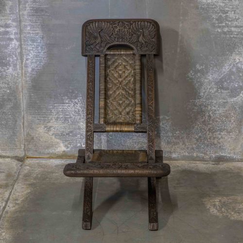 SET OF THREE BURMESE FOLDING CHAIRS - ADDITIONAL PHOTO 3