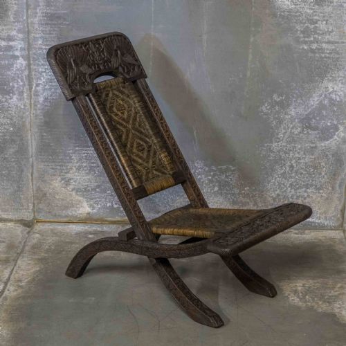SET OF THREE BURMESE FOLDING CHAIRS - ADDITIONAL PHOTO 6