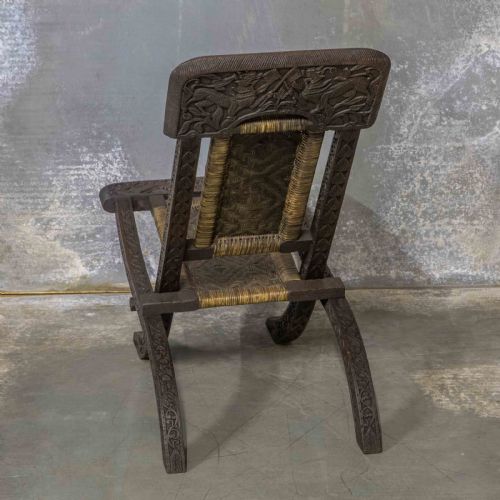 SET OF THREE BURMESE FOLDING CHAIRS - ADDITIONAL PHOTO 8