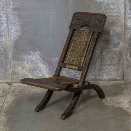 SET OF THREE BURMESE FOLDING CHAIRS - ADDITIONAL PHOTO 10