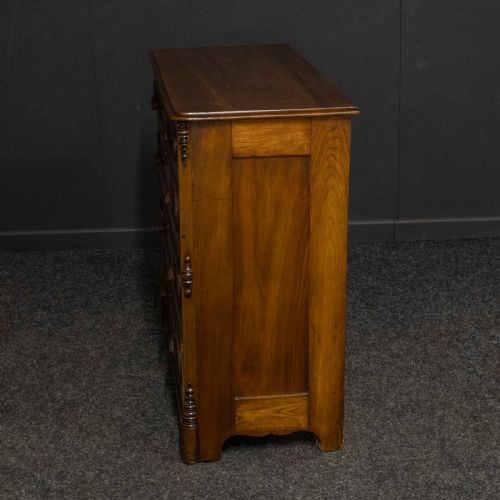 LATE 19TH CENTURY FRENCH WALNUT CHEST OF DRAWERS - ADDITIONAL PHOTO 12