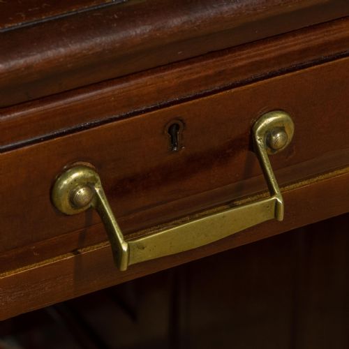 SCOTCH MAHOGANY ROLL TOP DESK - ADDITIONAL PHOTO 2