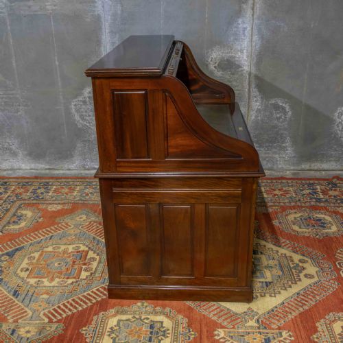 SCOTCH MAHOGANY ROLL TOP DESK - ADDITIONAL PHOTO 15