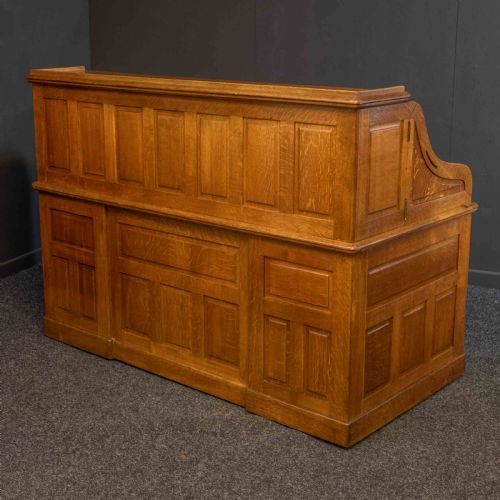 HUGE EDWARDIAN ROLL TOP DESK - ADDITIONAL PHOTO 3