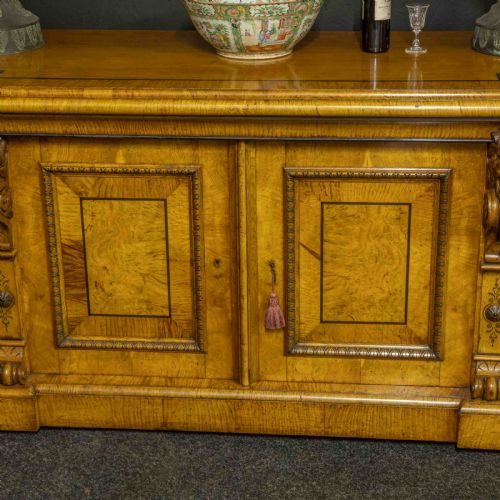 HUGE POLLARD OAK CREDENZA - ADDITIONAL PHOTO 4
