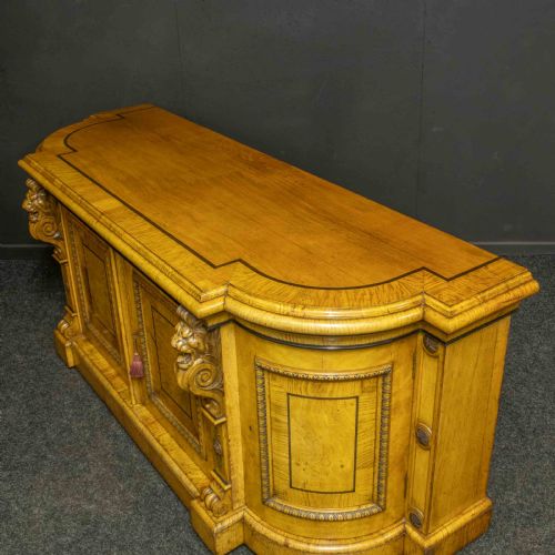 HUGE POLLARD OAK CREDENZA - ADDITIONAL PHOTO 9