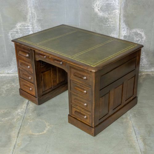 EDWARDIAN WALNUT DESK - ADDITIONAL PHOTO 5