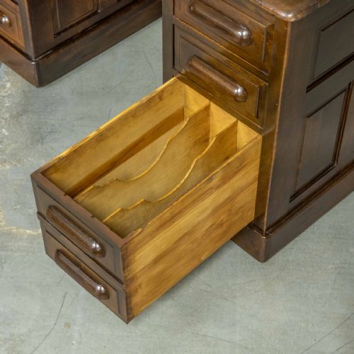 EDWARDIAN WALNUT DESK - ADDITIONAL PHOTO 7