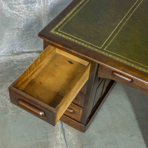 EDWARDIAN WALNUT DESK - ADDITIONAL PHOTO 8