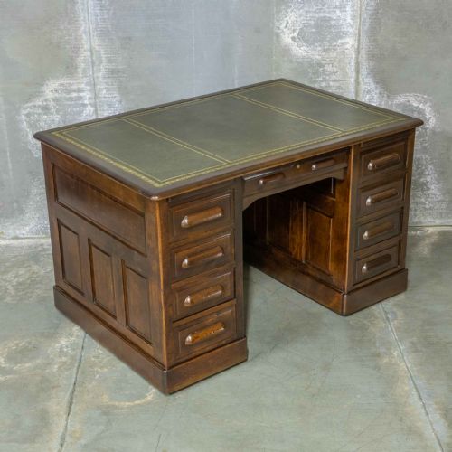 EDWARDIAN WALNUT DESK - ADDITIONAL PHOTO 12