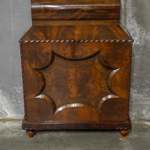 MAHOGANY LONG CASE CLOCK - ADDITIONAL PHOTO 2