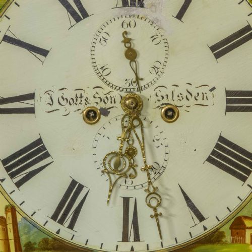 MAHOGANY LONG CASE CLOCK - ADDITIONAL PHOTO 8