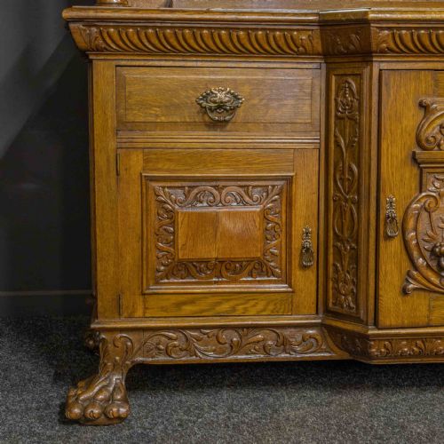 VICTORIAN OAK SIDEBOARD - ADDITIONAL PHOTO 6