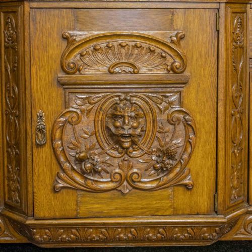 VICTORIAN OAK SIDEBOARD - ADDITIONAL PHOTO 7