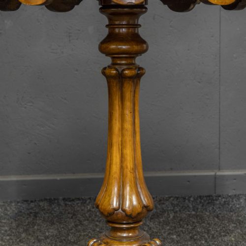 VICTORIAN WALNUT TRIPOD TABLE - ADDITIONAL PHOTO 5