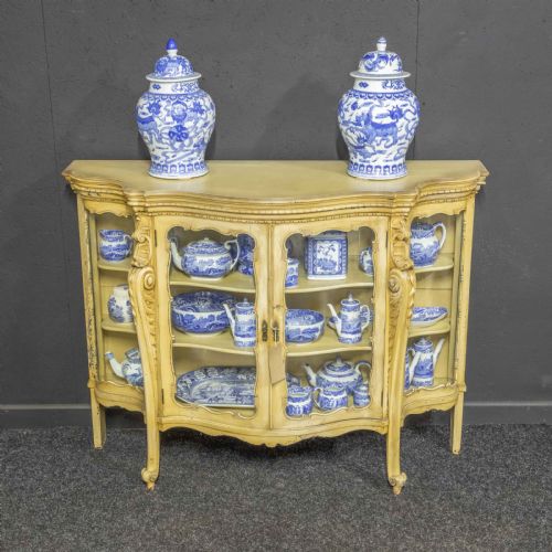 ANTIQUE PAINTED CREDENZA - ADDITIONAL PHOTO 1