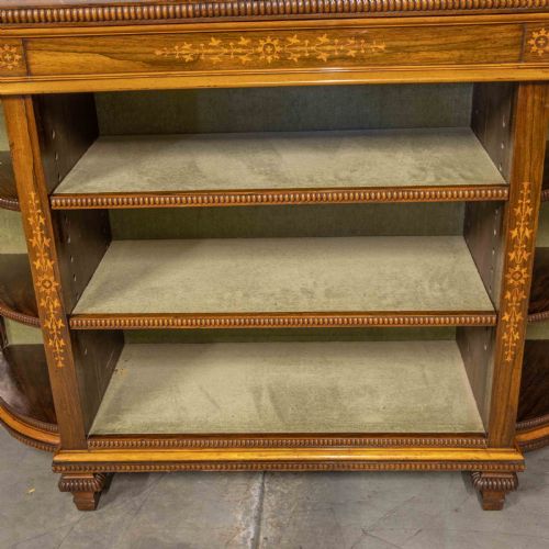INLAID ROSEWOOD CREDENZA - ADDITIONAL PHOTO 1