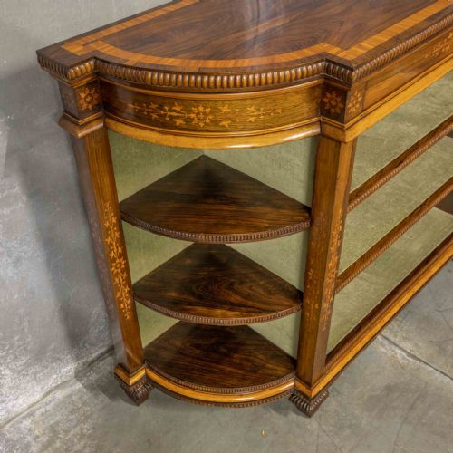 INLAID ROSEWOOD CREDENZA - ADDITIONAL PHOTO 5