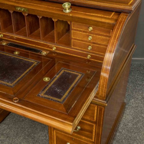ANTIQUE CYLINDER DESK - ADDITIONAL PHOTO 11