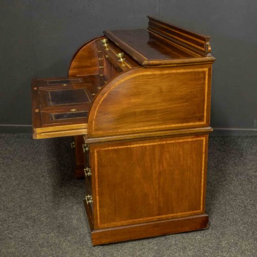 ANTIQUE CYLINDER DESK - ADDITIONAL PHOTO 13